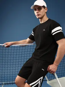 Slazenger Solid T-Shirt With Regular Shorts