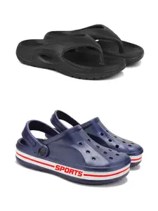 DRACKFOOT Men Pack Of 2 Flip Flops