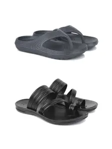 DRACKFOOT Men Pack of 2 Comfort Sandals