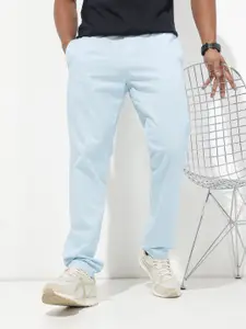 The Roadster Lifestyle Co. Men Solid Regular Fit Trousers