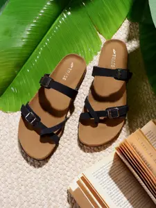 TRASE Women Vexa Open Toe Flats