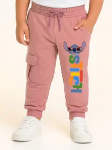 YK Disney Here&Now X Game Begins Boys Printed Cotton Joggers