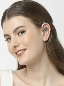 OOMPH Floral Ear Cuff Earrings