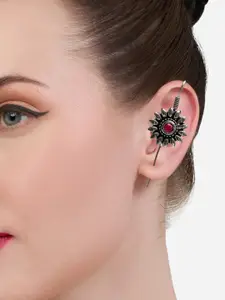 OOMPH Floral Ear Cuff Earrings