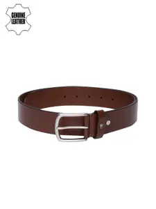 Louis Philippe Men Brown Genuine Leather Belt