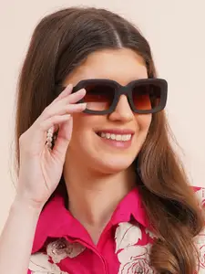 DressBerry Women Square Sunglasses With UV Protected Lens DBSG-22908-02