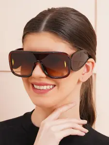 DressBerry Women Square Sunglasses With UV Protected Lens DBSG-86984-02