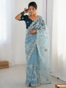 Anouk Embellished Gotta Patti Organza Saree
