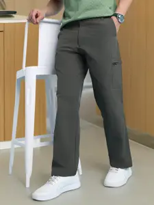 Dennis Lingo Men Straight Fit Parachute Cargos Trousers
