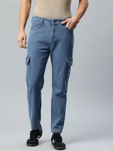 ADBUCKS Men Relaxed Fit Cargo Jeans