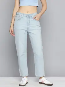 Levis Women 501 Light Fade Stretchable Cropped Jeans