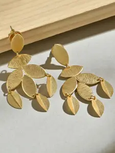 Fida Leaf Shaped Drop Earrings