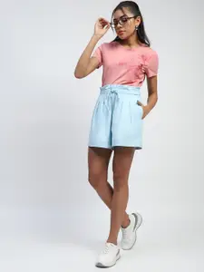 Global Republic Women Loose Fit High-Rise Outdoor Shorts