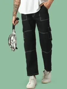 LINARIA Men Classic Straight Fit Highly Distressed Jeans