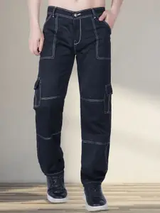 LINARIA Men Classic Relaxed Fit Low Distress Jeans