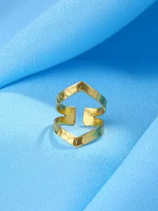DressBerry Women Gold Plated Finger Ring