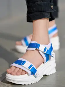 Shoetopia Girls Wedge Sandals with Buckles