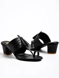 Shoetopia Girls Ethnic Block Sandals