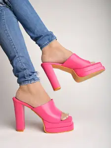 Shoetopia Girls Hippo Block Sandals