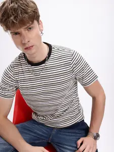 Kook N Keech Men Striped T-shirt