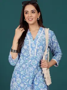 Varanga Women Floral Printed Floral Kurta
