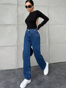 BAESD Women Comfort Wide Leg Stretchable Jeans