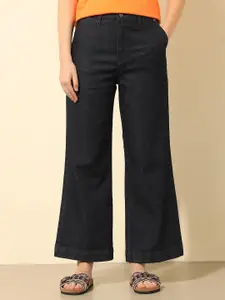U.S. Polo Assn. Women Women Wide Leg High-Rise Stretchable Jeans