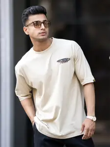 Maniac Men Typography Printed T-shirt