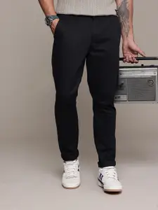 The Roadster Lifestyle Co. Men Relaxed Pure Cotton Chinos Trousers