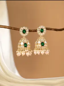 Peora Contemporary Jhumkas Earrings