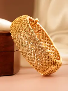 Peora Gold-Plated Kada Bangle