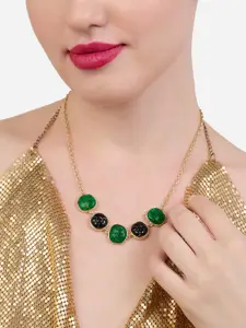 Zaveri Pearls Gold-Plated Necklace