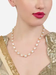 Zaveri Pearls Gold-Plated Necklace