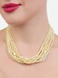 Zaveri Pearls Gold-Plated Necklace