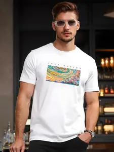 ADRO Men Printed Cotton T-shirt