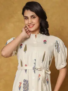 Indo Era Printed A-Line Ethnic Dresses