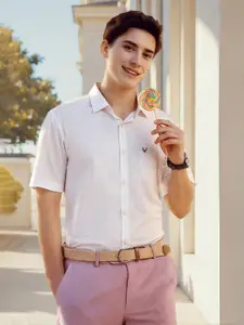 Allen Solly Men Slim Fit Floral Opaque Printed Formal Shirt