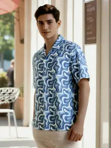 Allen Solly Men Opaque Printed Casual Shirt