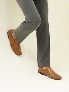 MICHAEL ANGELO Men Textured Causal Slip-On