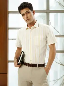 Louis Philippe Men Opaque Striped Formal Shirt