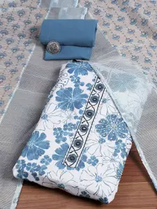 Biba Printed Pure Cotton Unstitched Dress Material