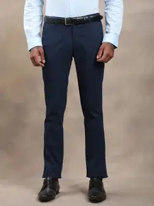 Turtle Men Printed Relaxed Tapered Fit Chinos Trousers