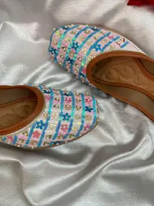 Anouk Women Embellished Ethnic Mojaris Flats