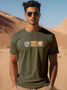 ADRO Men Printed T-shirt