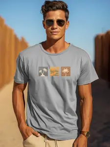 ADRO Men Printed T-shirt