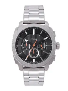 Fossil Men Machine Patterned Dial Chronograph Analogue Watch FS6095I