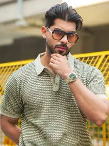 Maniac Men Polo Collar T-shirt