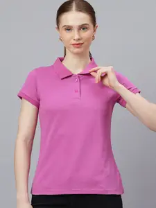 Wear Your Opinion Women Polo Collar T-shirt