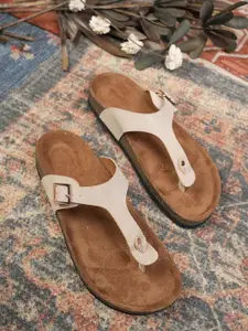 MOZAFIA Women Core with Buckles Flats