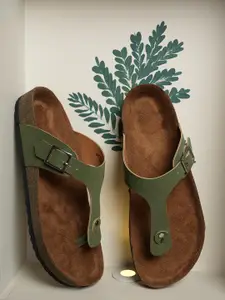 MOZAFIA Women Core with Buckles Flats